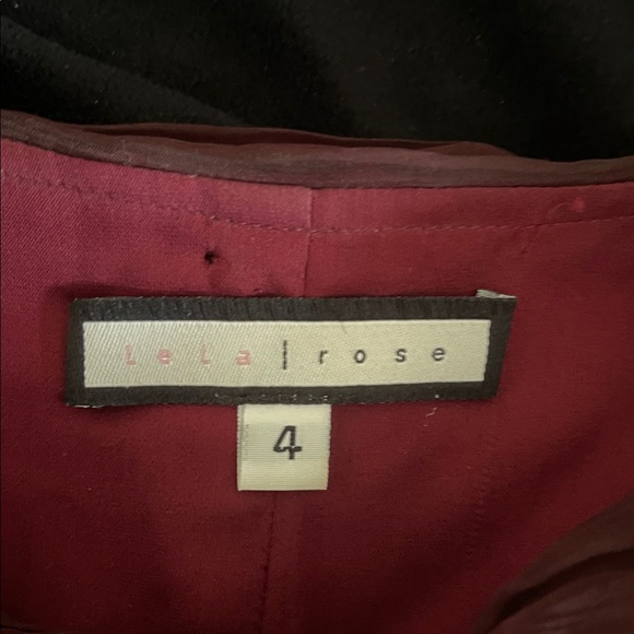 L.L. Bean Strapless Burgundy Dress - Picture 4 of 7